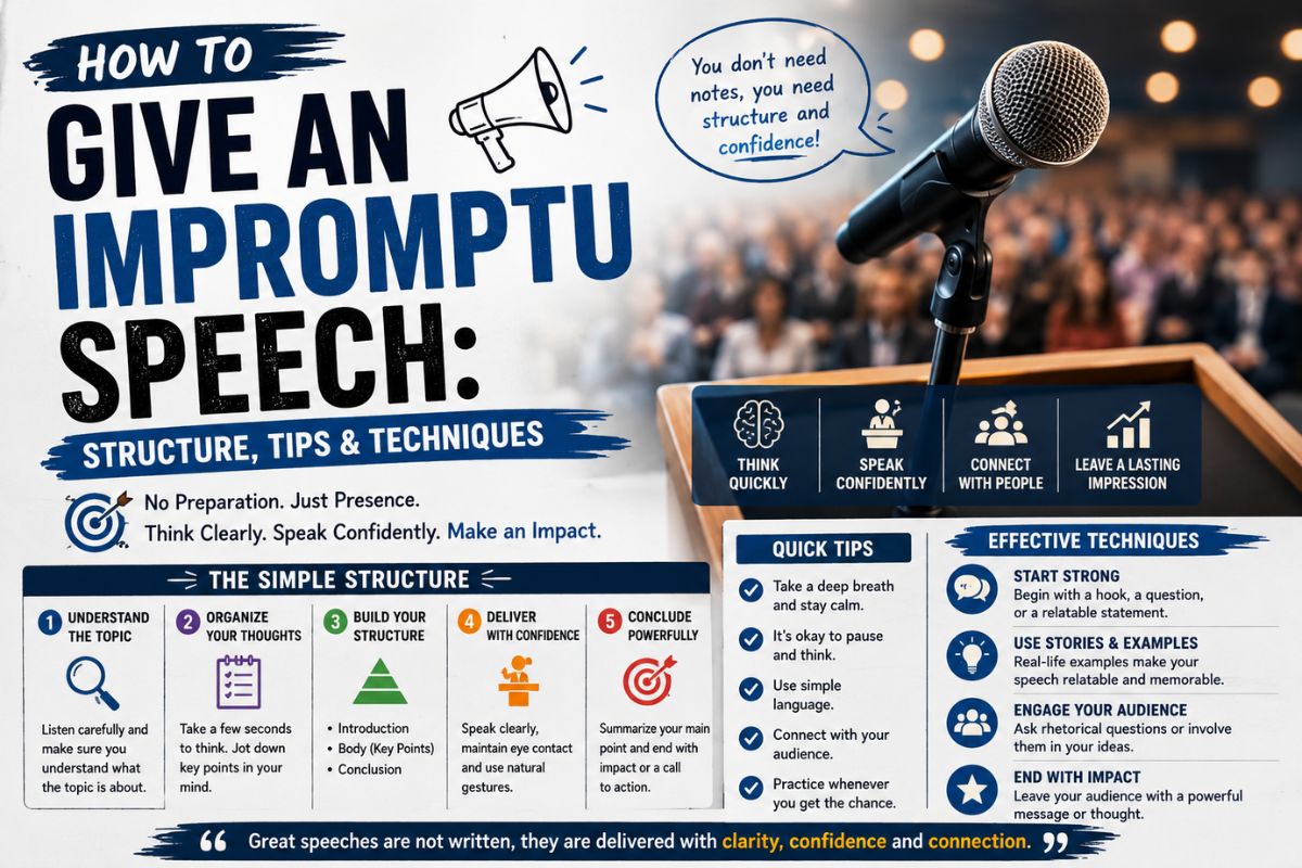 How to Give an Impromptu Speech